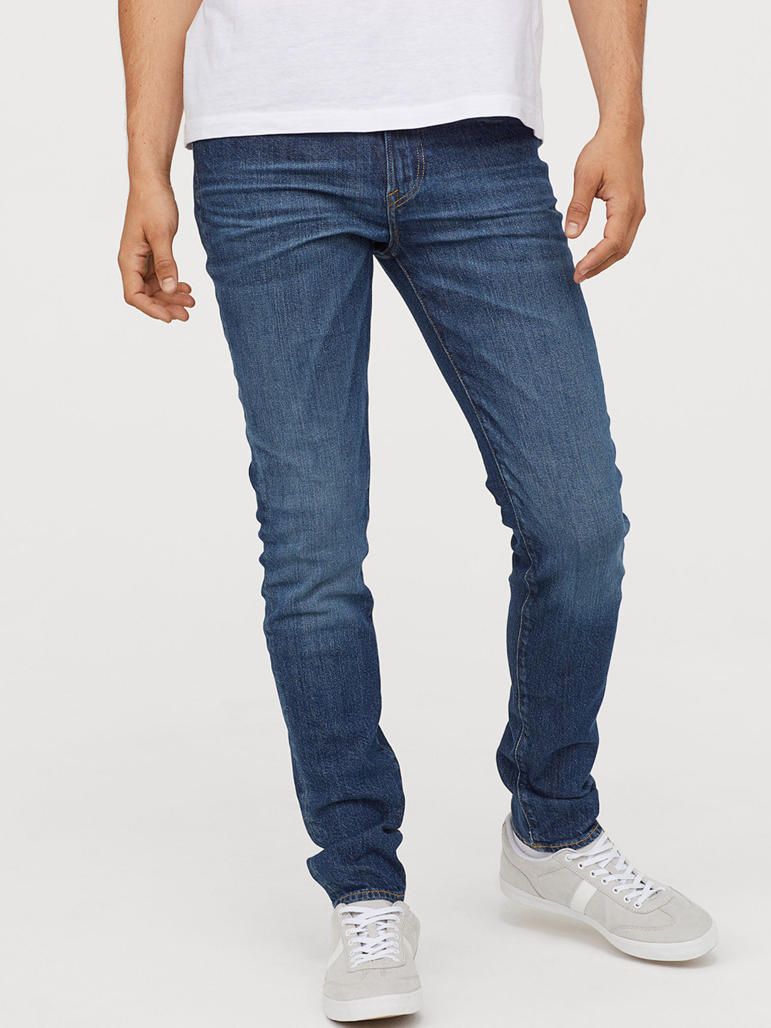Buy H&M Men Blue Clean Look Skinny Jeans Jeans for Men 10376105 Myntra