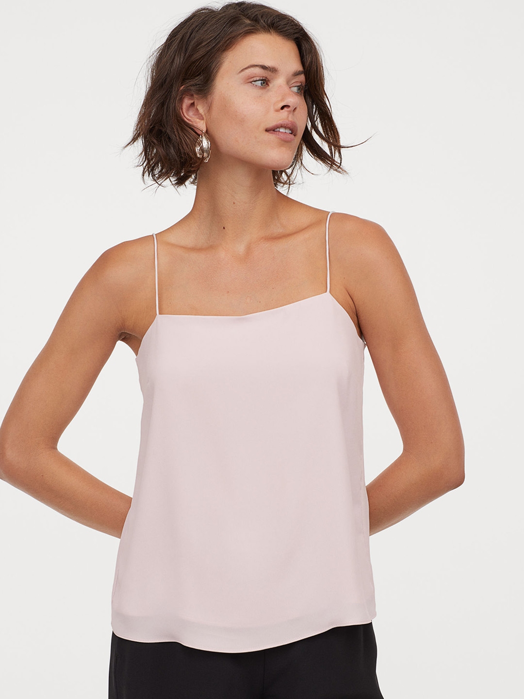h&m crepe top