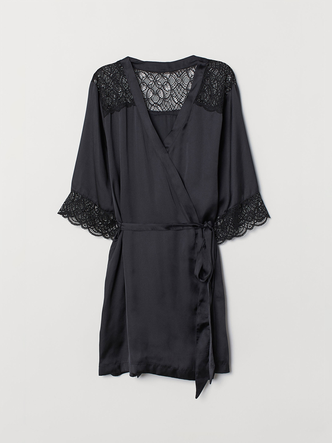 h&m silk robe