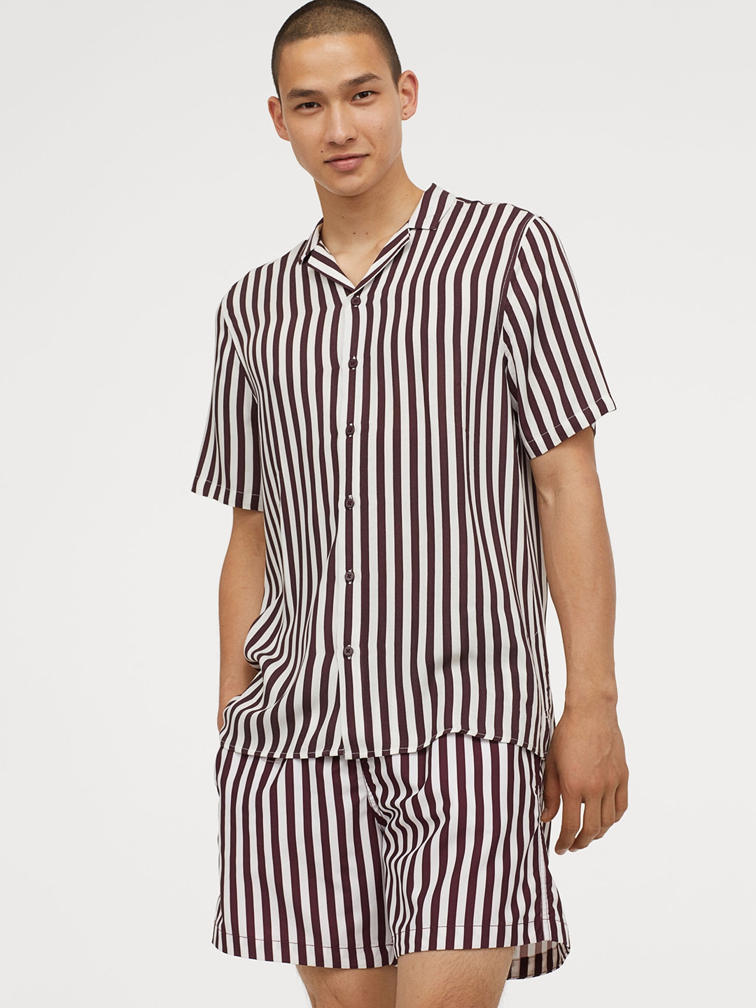 striped resort shirt