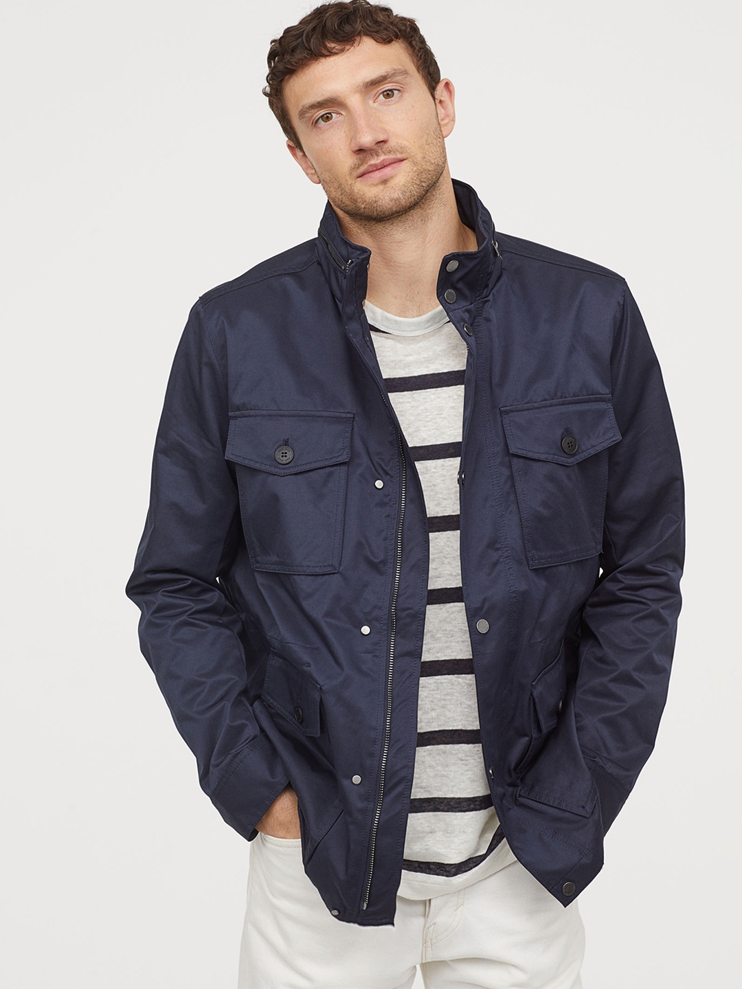 h and m utility jacket