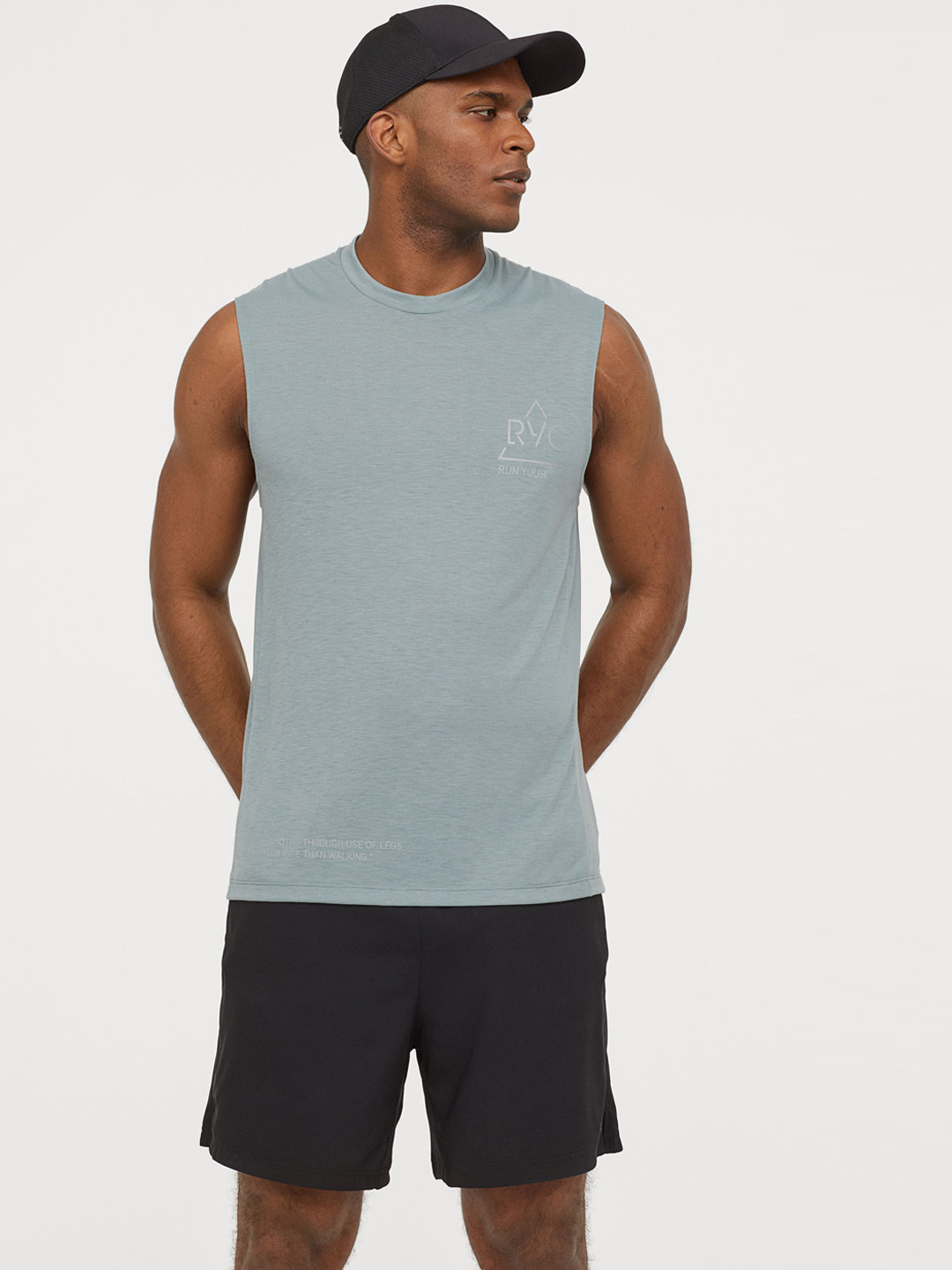 Buy H&M Men Black Solid Running Shorts Shorts for Men 10385031 Myntra