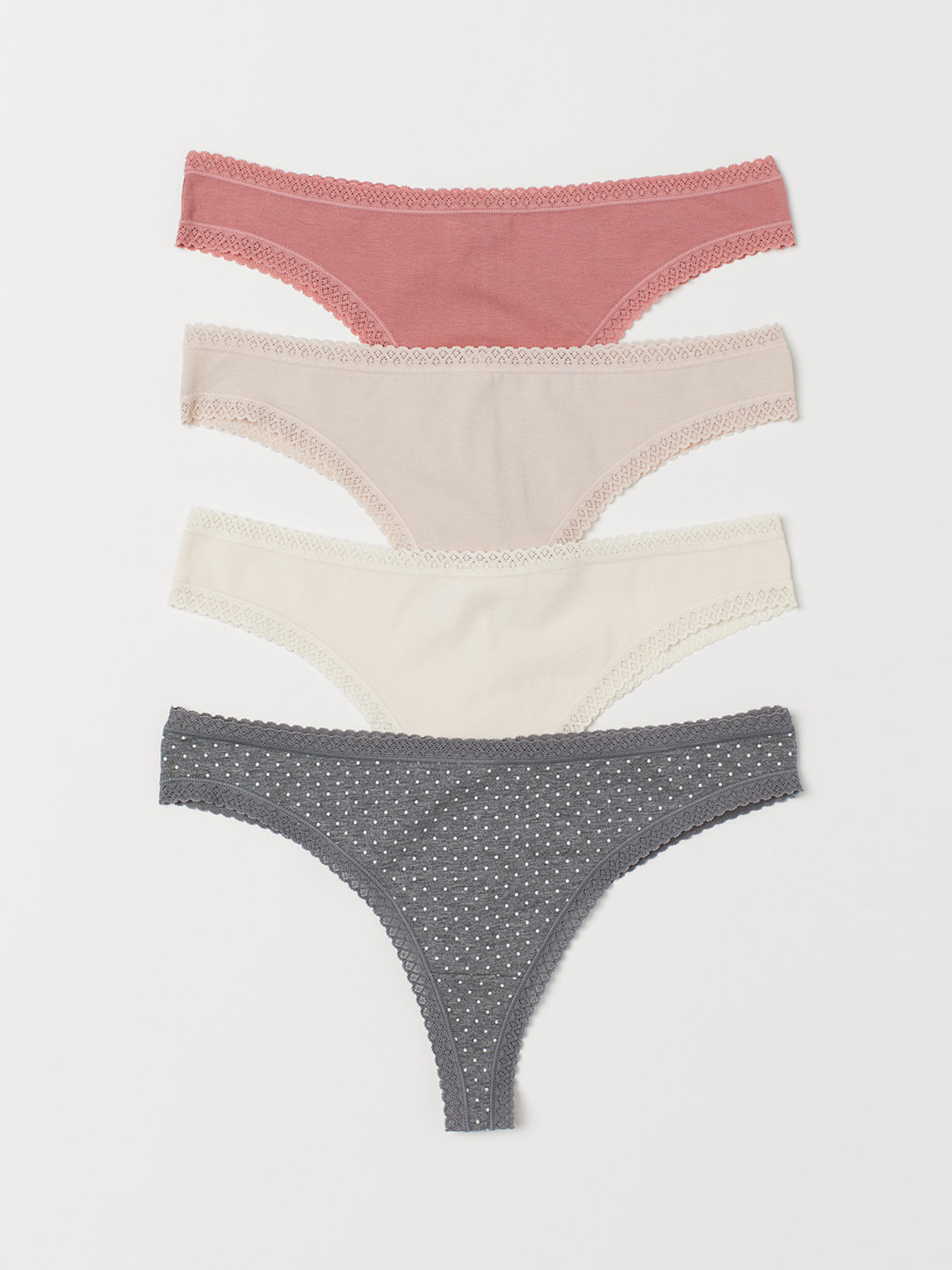 Buy H&M Women 4 Pack Brazilian Briefs 0614854008 Briefs for Women