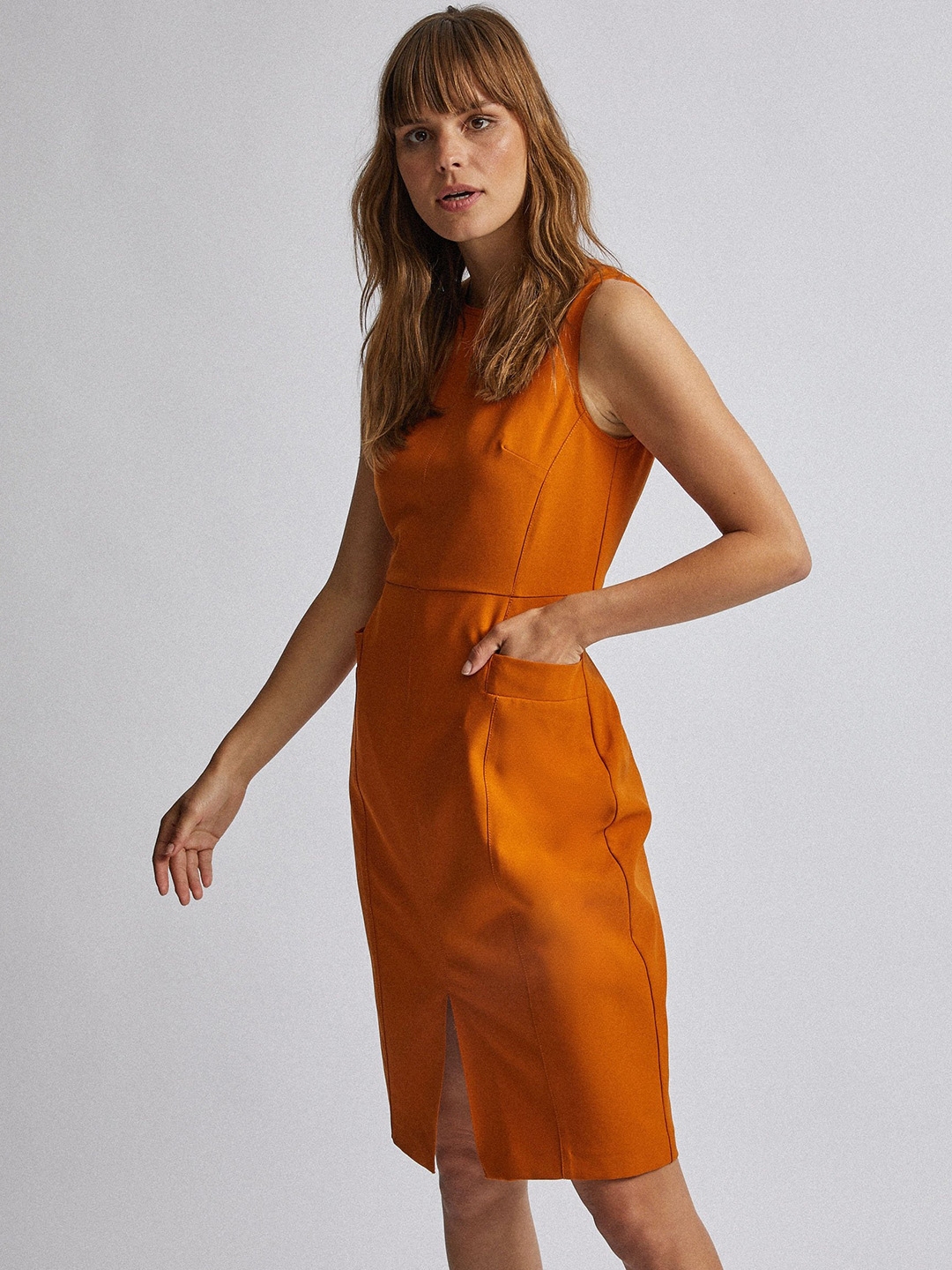 Dorothy perkins mustard dress online