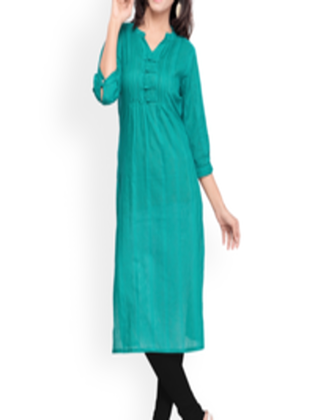 Buy Saree Mall Green Kurta - Kurtas for Women 1038832 | Myntra