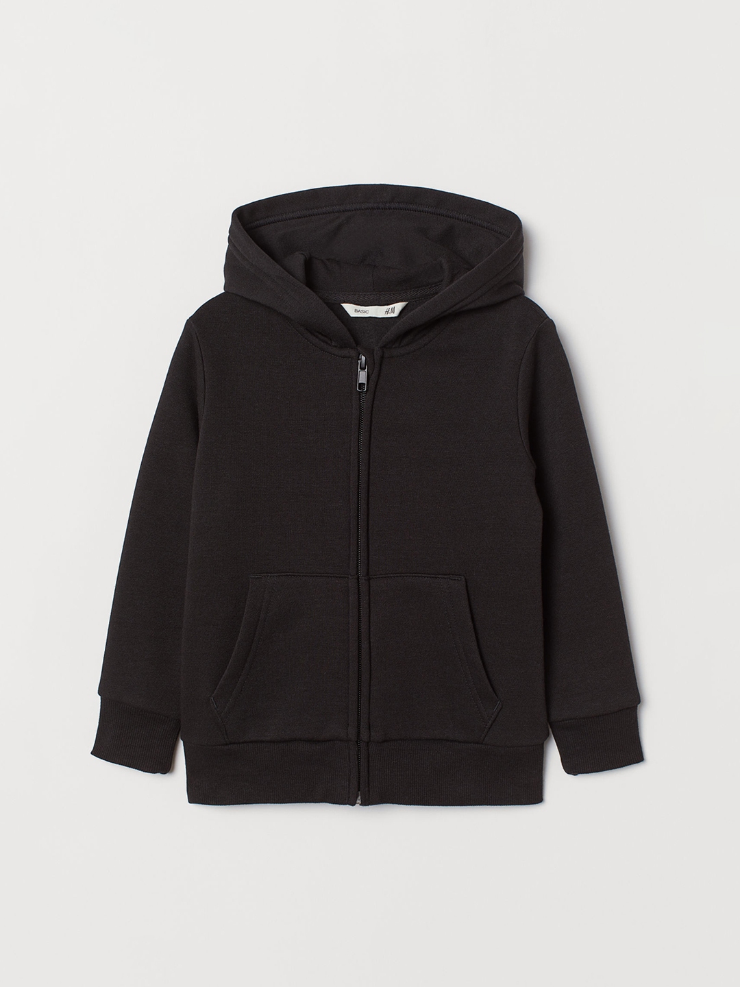Buy H&M Boys Black Solid Hooded Sustainable Jacket - Sweatshirts for ...