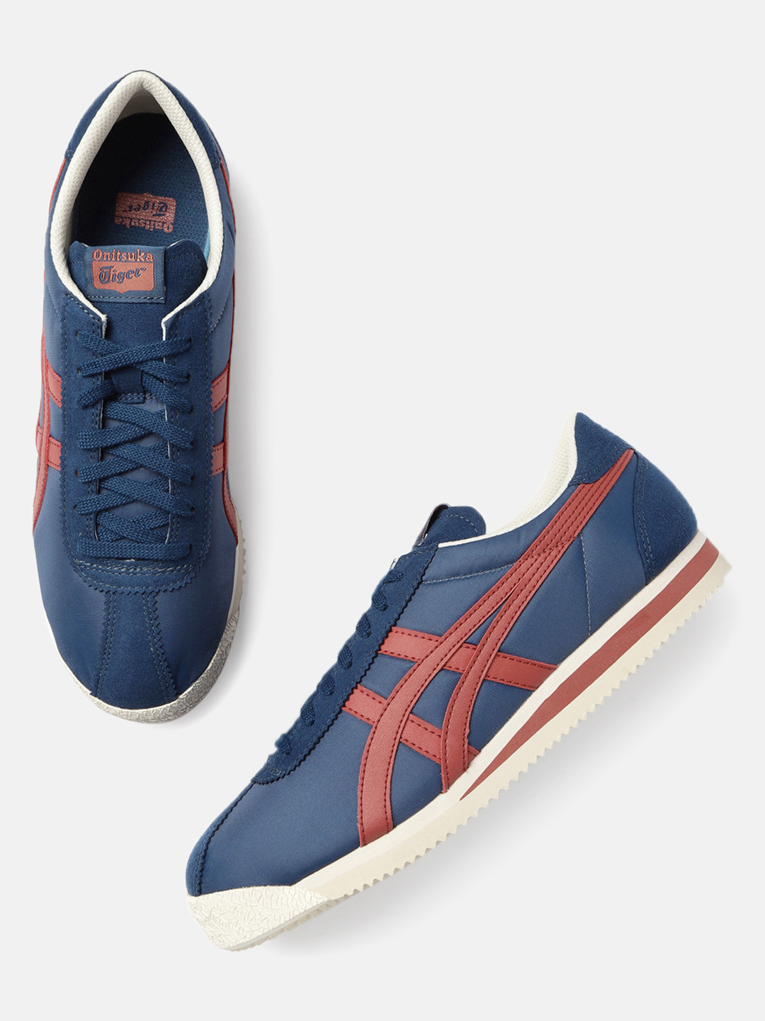 onitsuka tiger blue and red