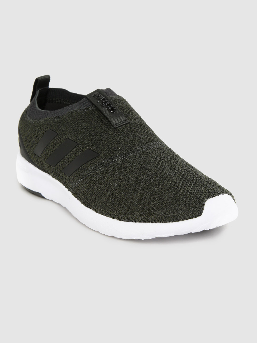 olive green slip on sneakers womens