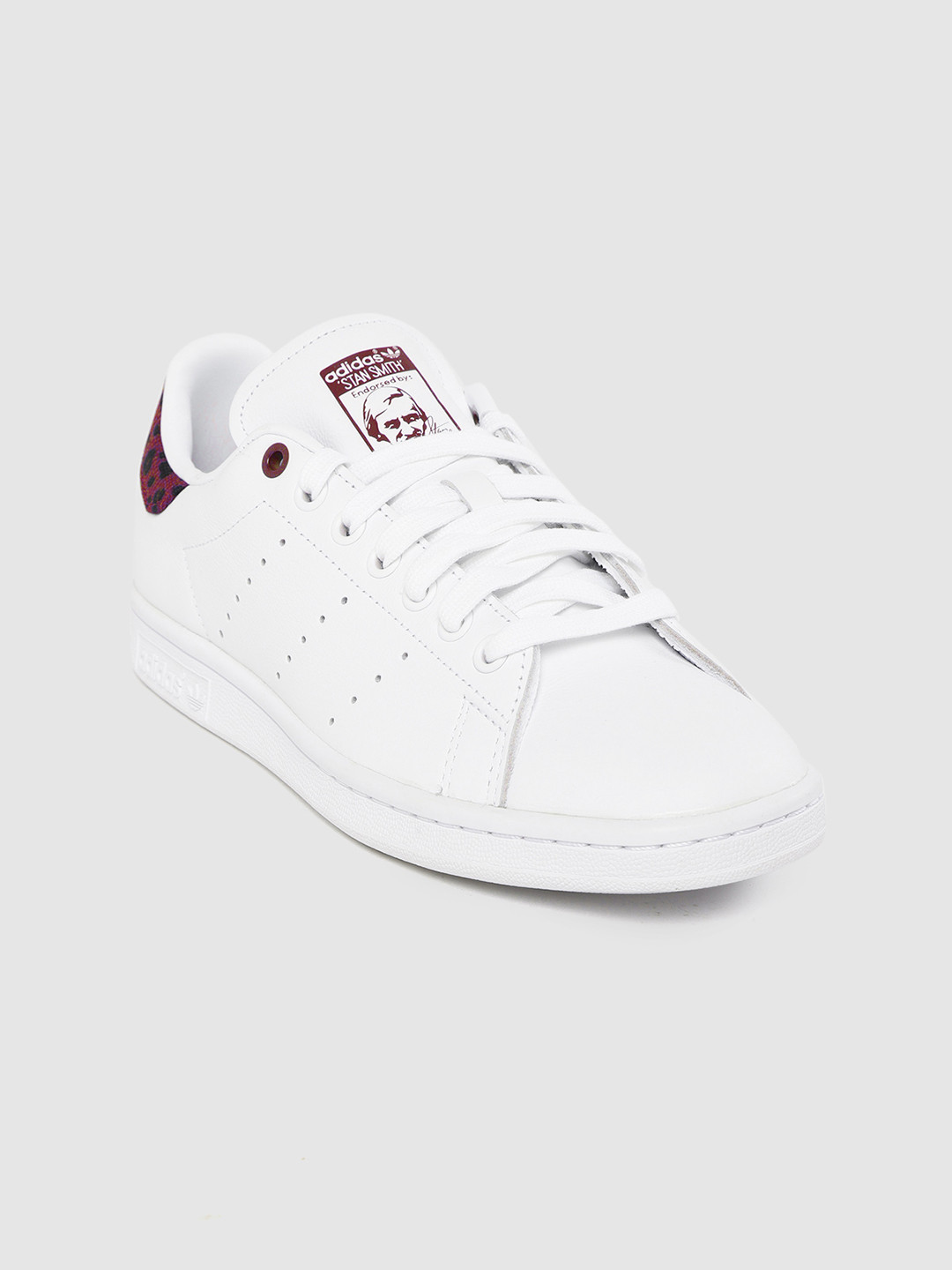 Buy ADIDAS Originals Women White Stan Smith Solid Leather ...