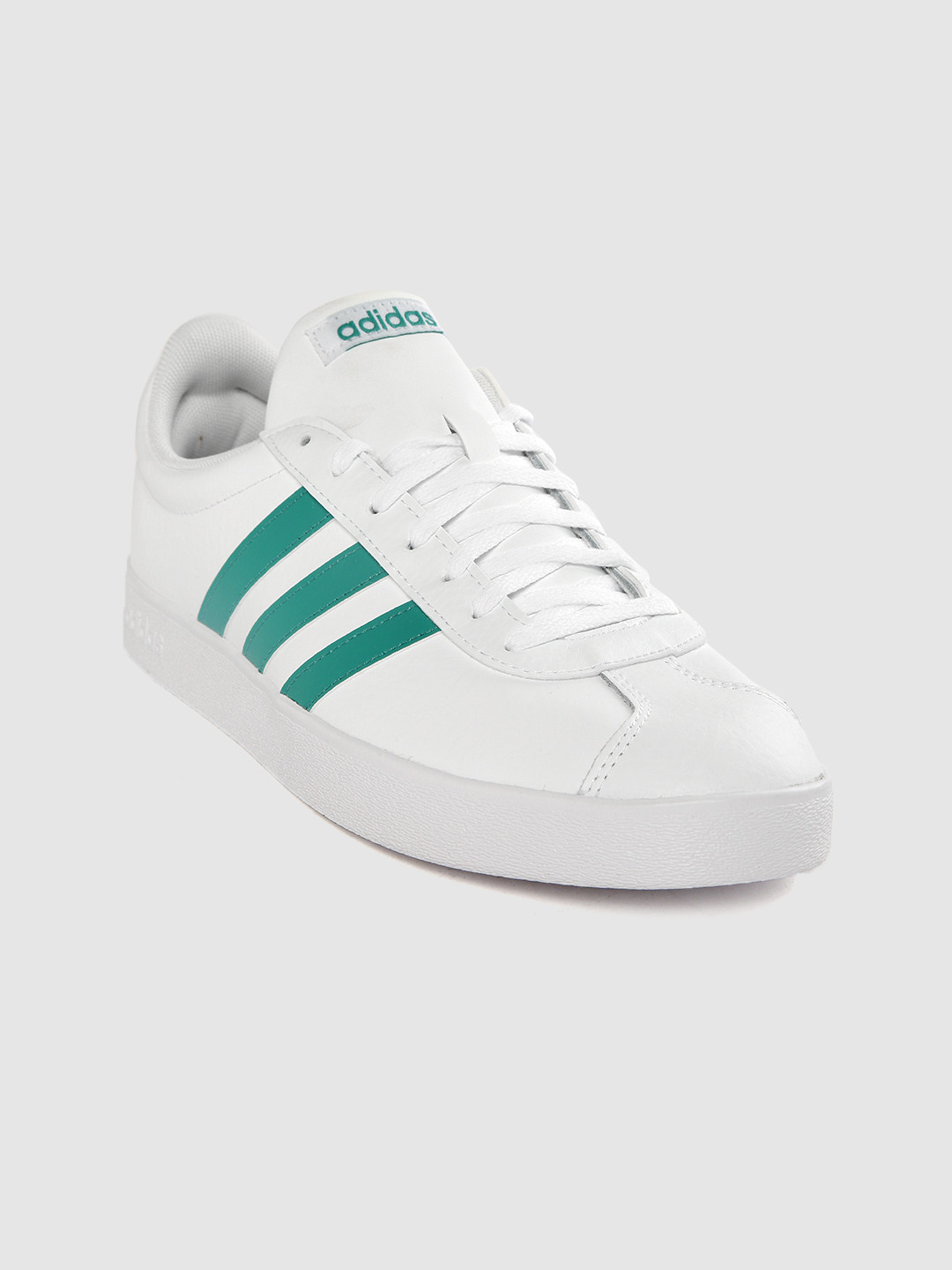 Buy ADIDAS Men White Solid VL Court 2.0 Sneakers - Casual ...