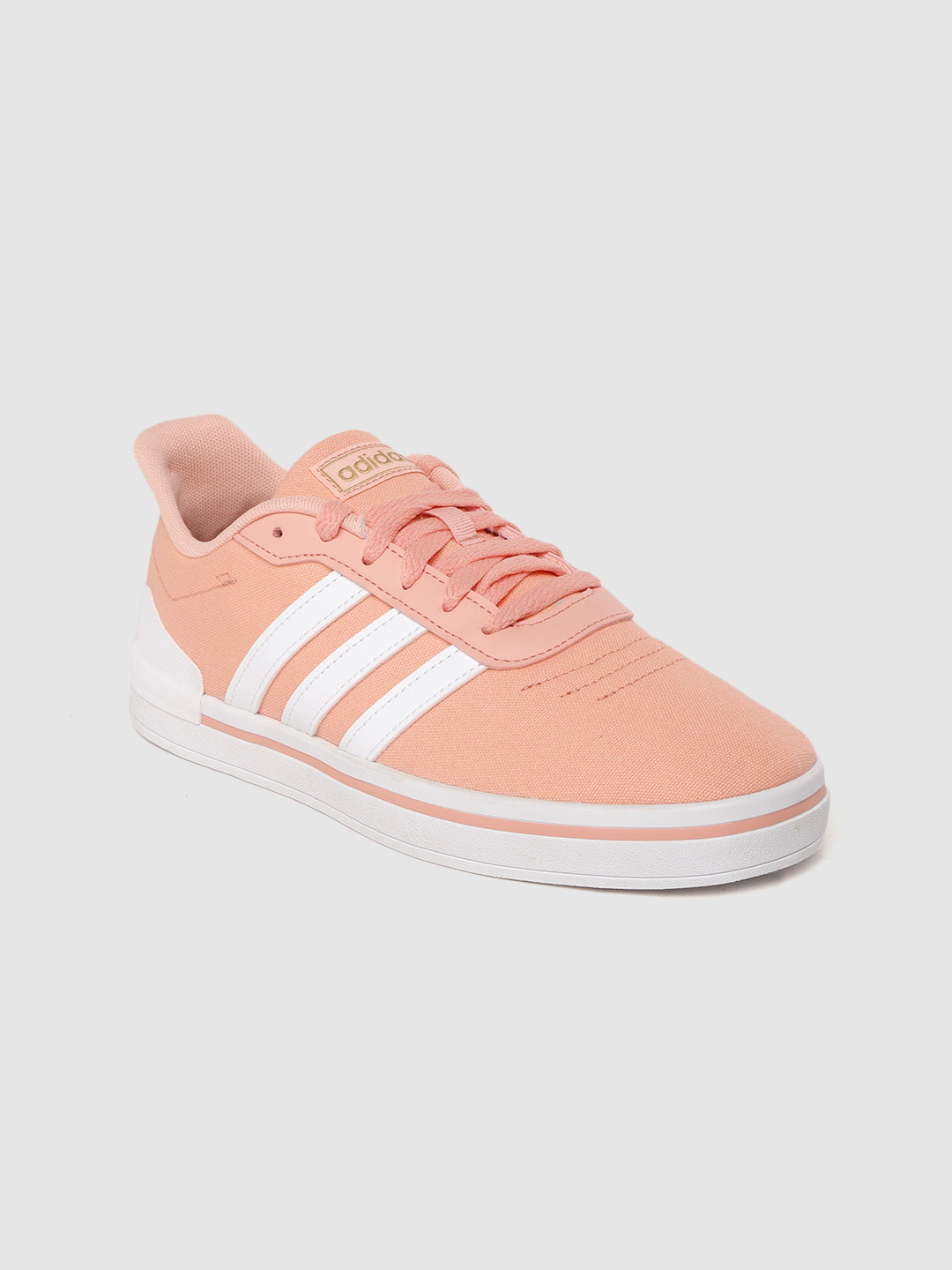 peach color shoes adidas