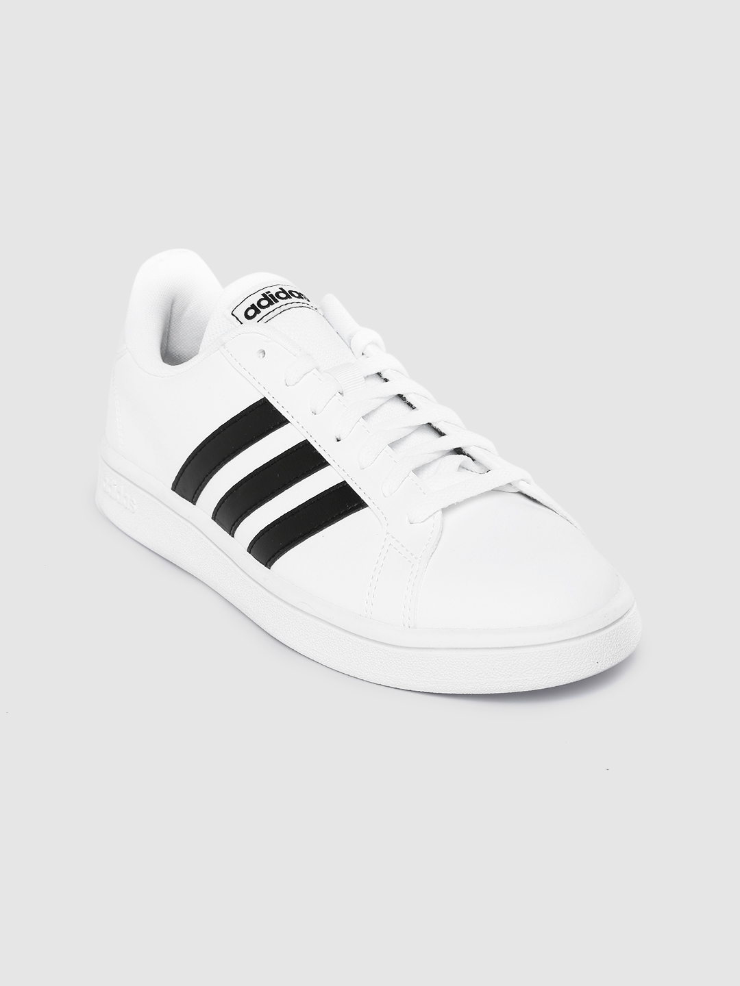 adidas court set leather ladies trainers white