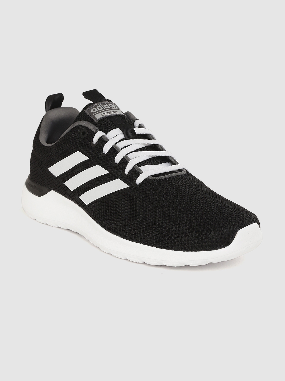 Buy ADIDAS Men Black Solid Lite Racer CLN Sneakers - Casual Shoes for ...