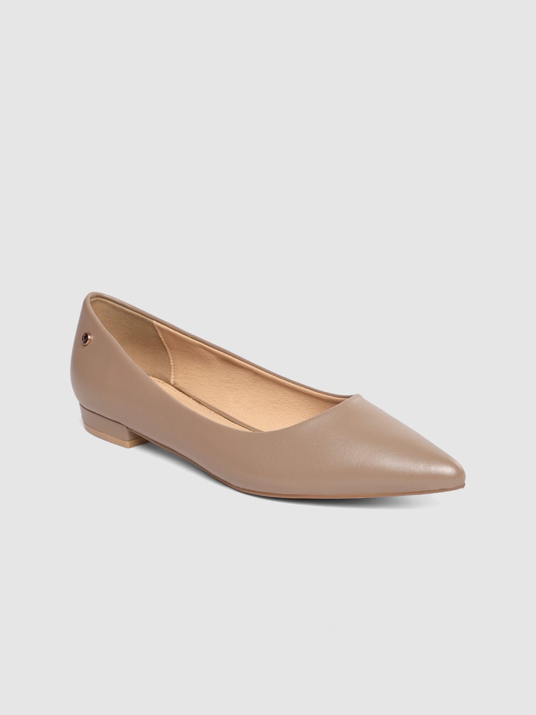 taupe ballet flats womens