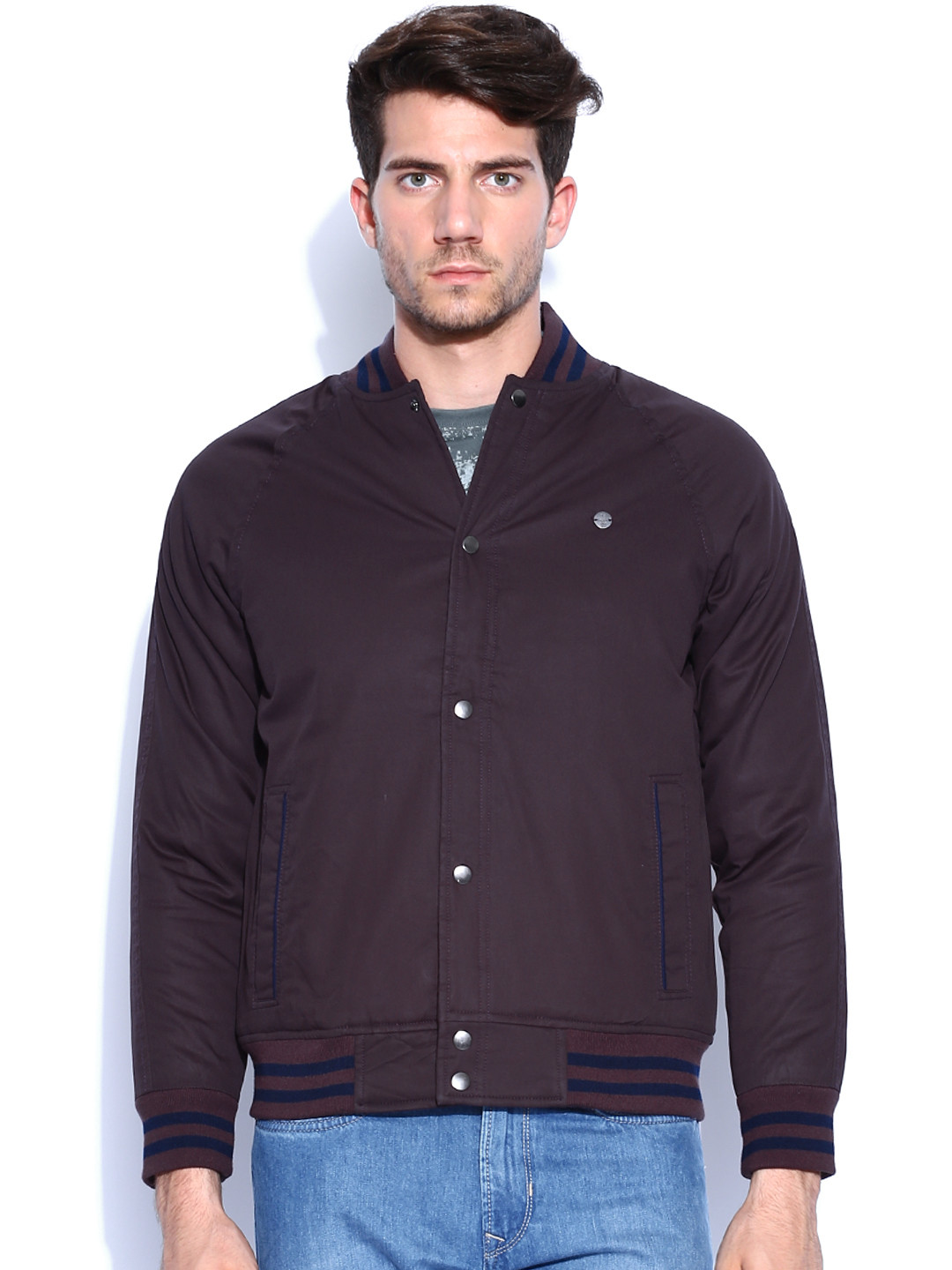 Buy Peter England Burgundy Jacket Jackets for Men 1040038 Myntra