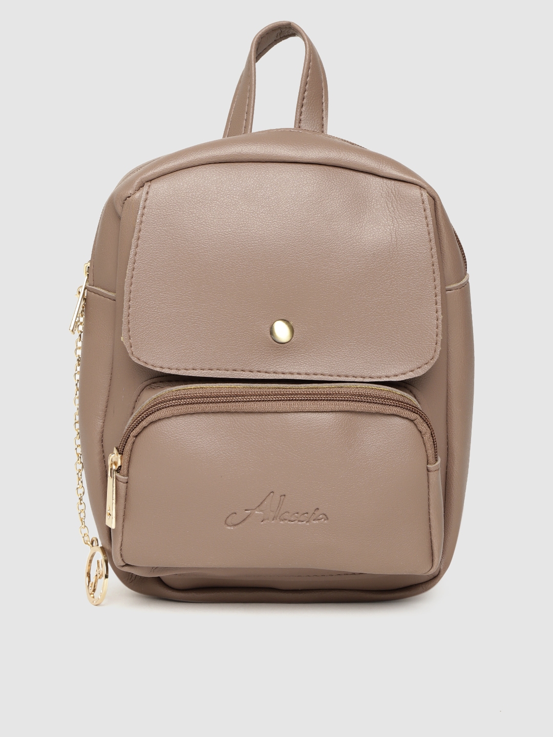 Buy Alessia74 Women Dusty Pink Solid Backpack - Backpacks for Women 10405343 | Myntra