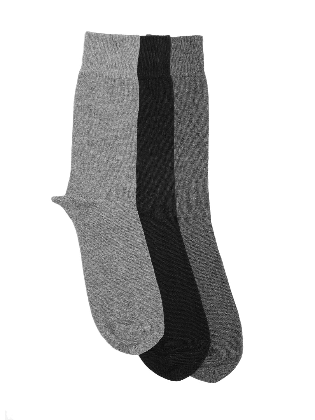 Buy Marks & Spencer Men Pack Of 3 Solid Above Ankle Length Socks