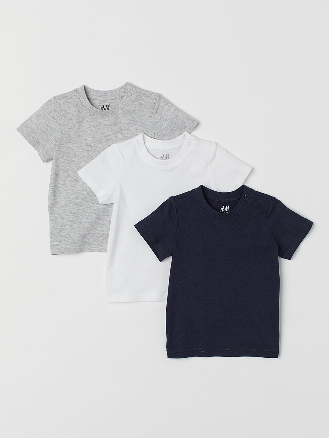 Buy H&M Infant 3 Pack T Shirts Tshirts for Unisex Kids 10408415 Myntra