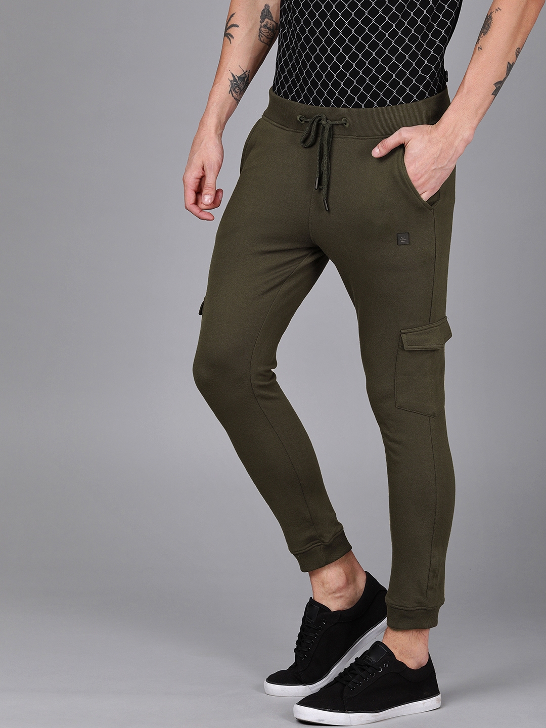 olive track pants