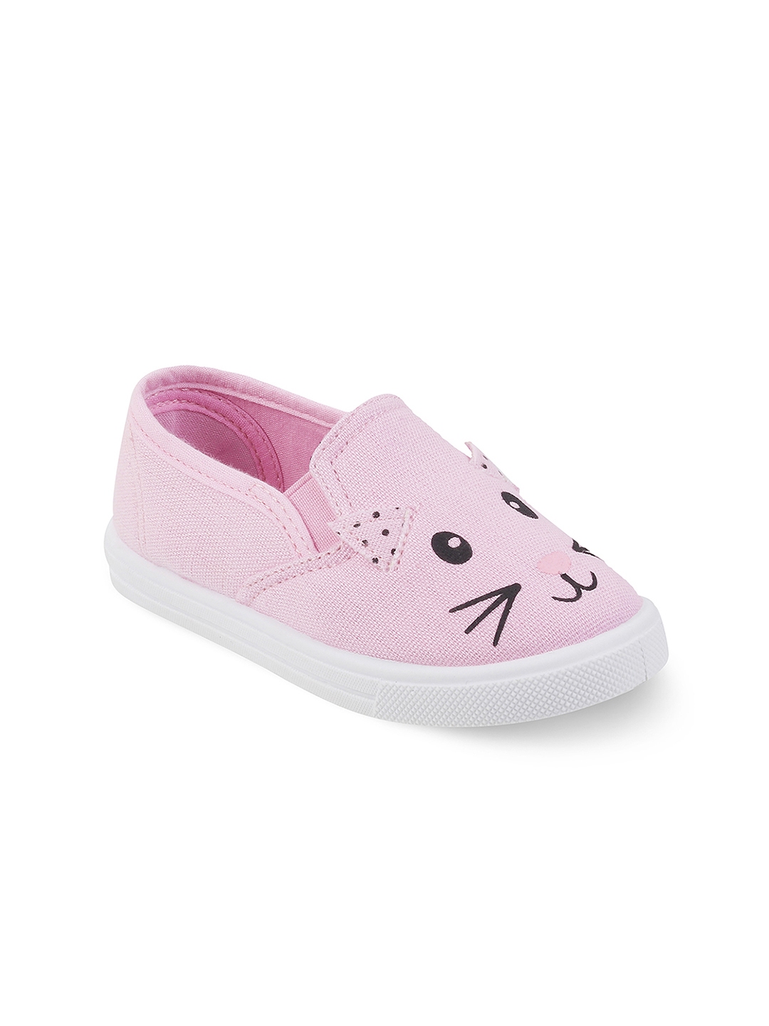 Buy Kittens Girls Pink Slip On Sneakers - Casual Shoes for Girls ...