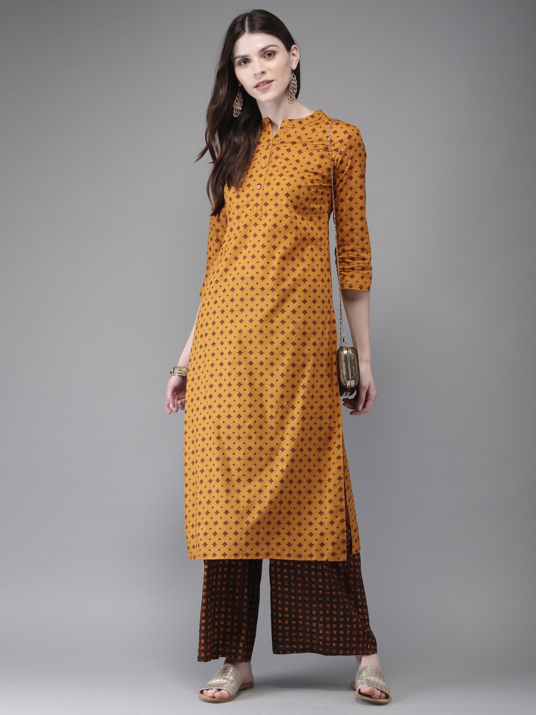 myntra anouk kurta set