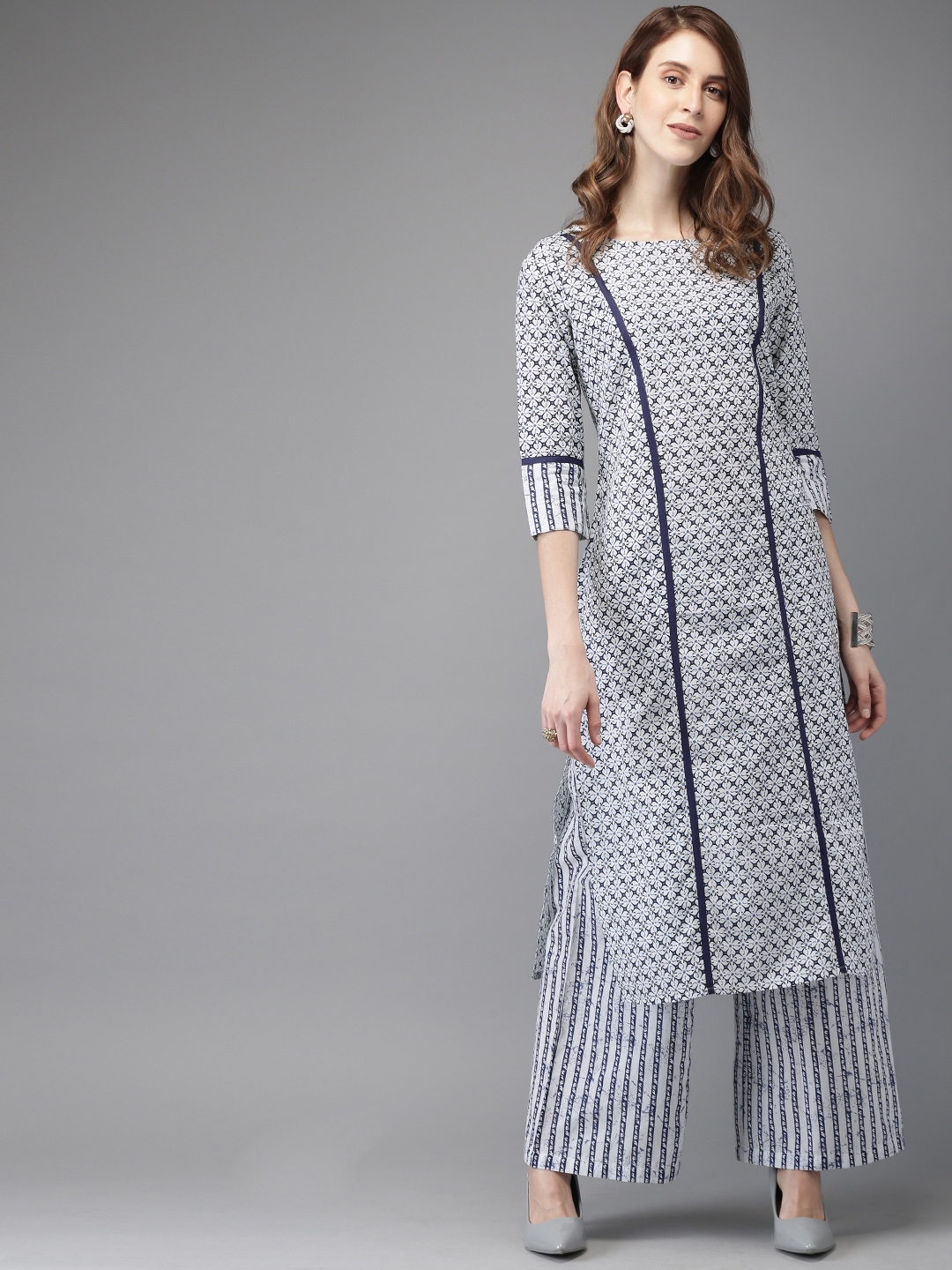 myntra anouk kurta set