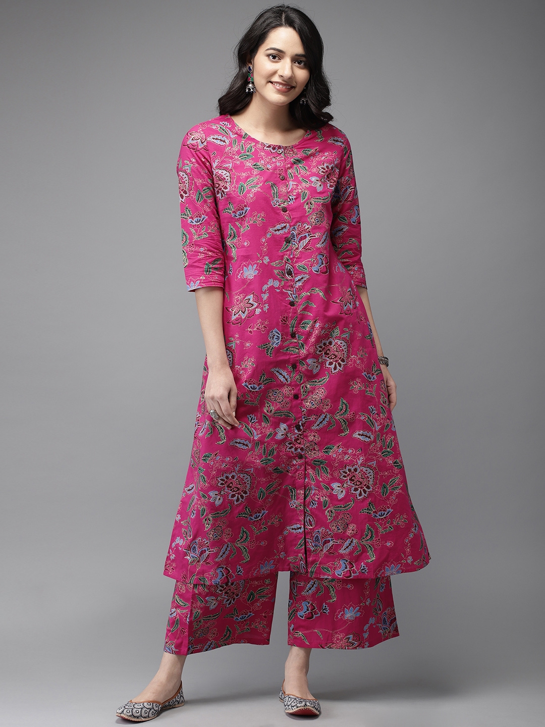 myntra anouk kurta set