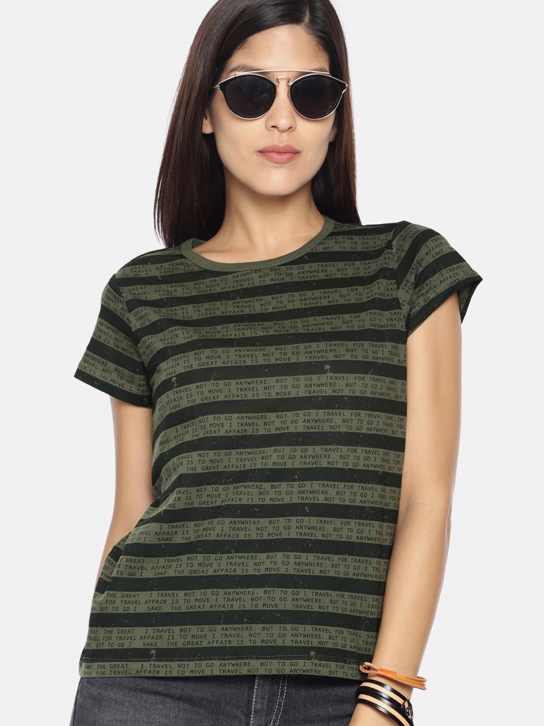 colorful striped tshirt