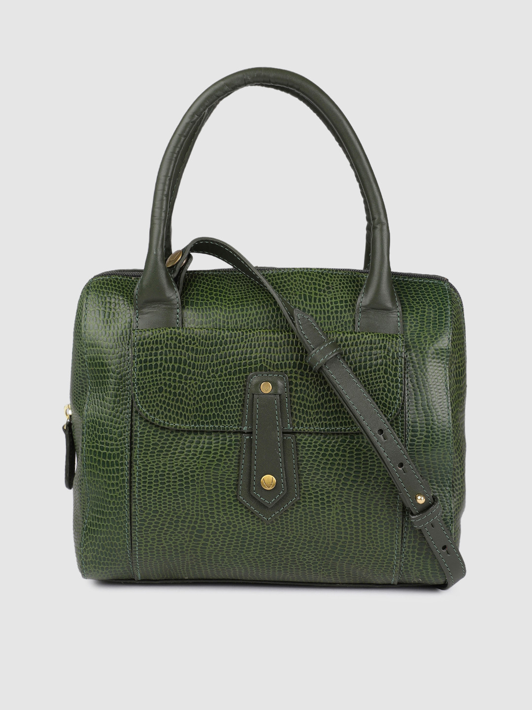 Buy Hidesign Green Textured Shoulder Bag Handbags for Women 10421070