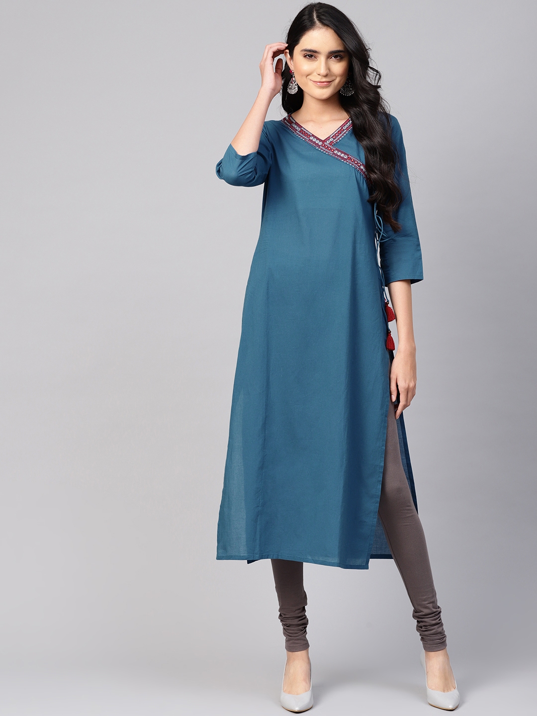 angrakha long kurta