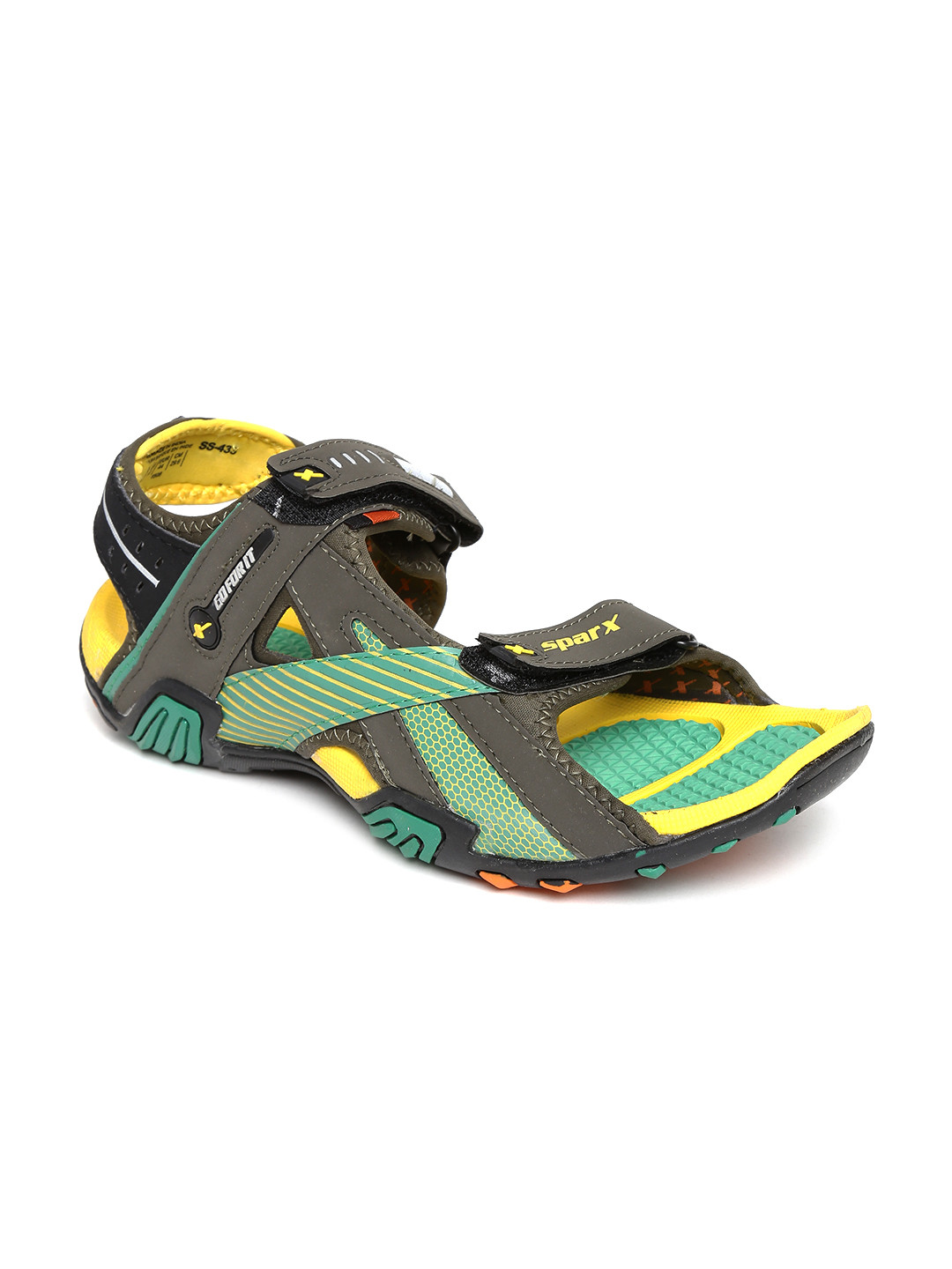 sparx men olive sandals