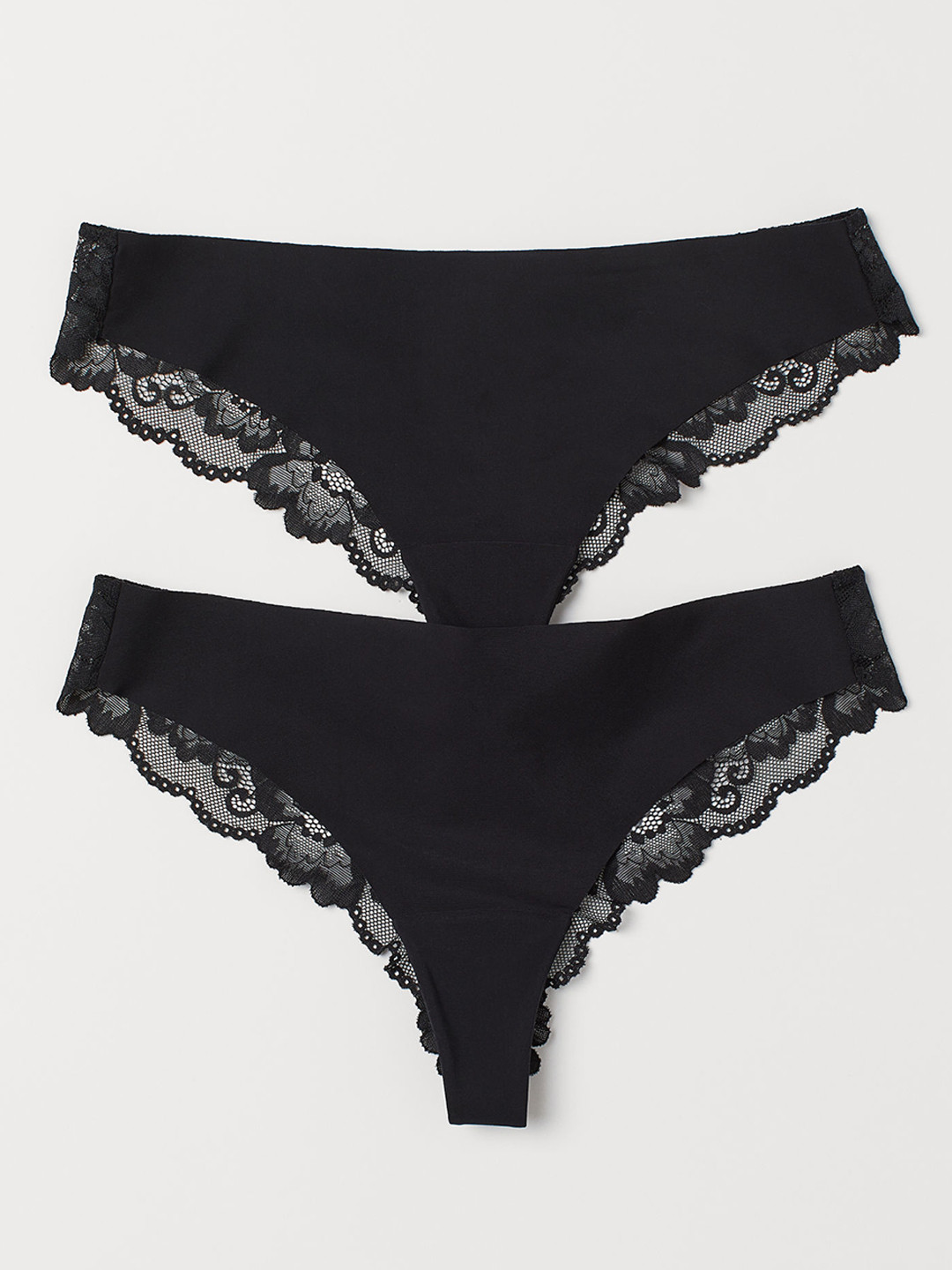 Buy H&M Women Solid 2 Pack Brazilian Briefs 0557599022 Briefs for