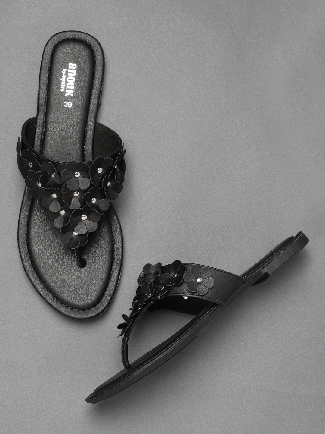 anouk open toe flats