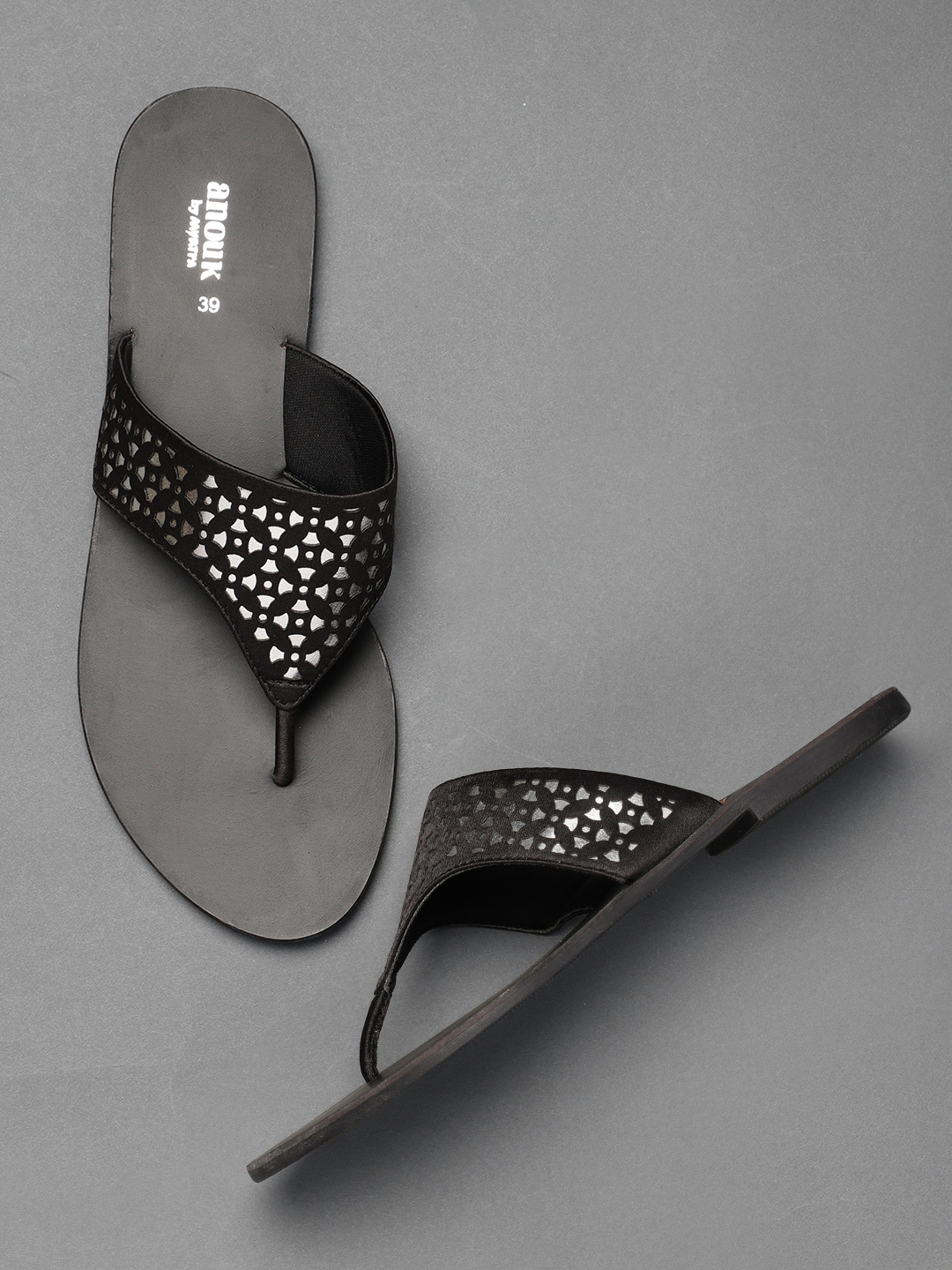 anouk open toe flats