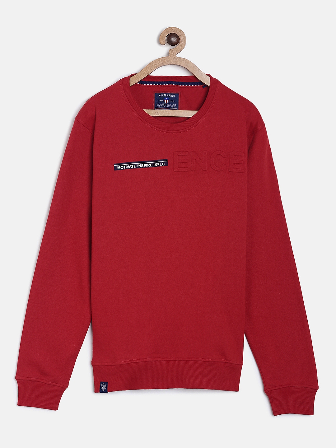 monte carlo red sweatshirt