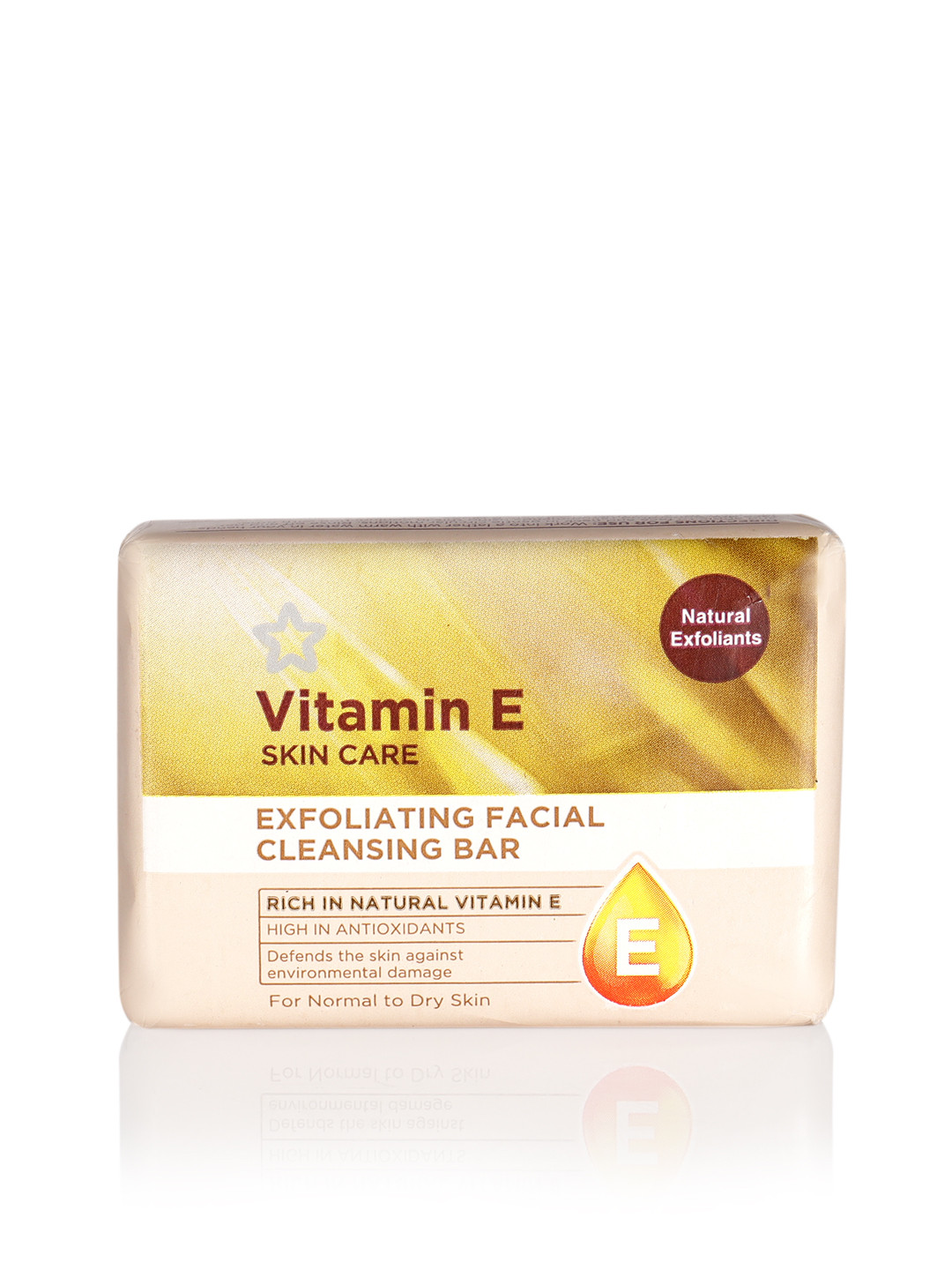 Buy Superdrug Unisex Vitamin E Exfoliating Facial Cleansing Bar 100 G