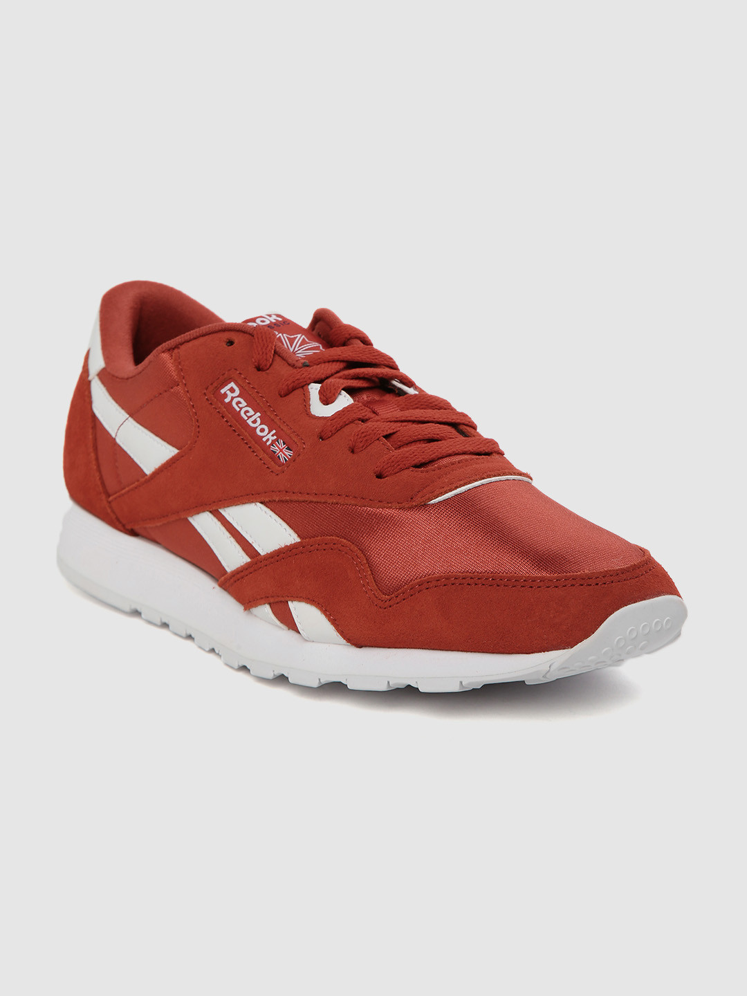 maroon reebok classics