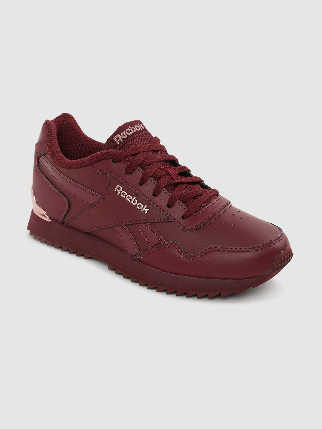 burgundy reebok classics