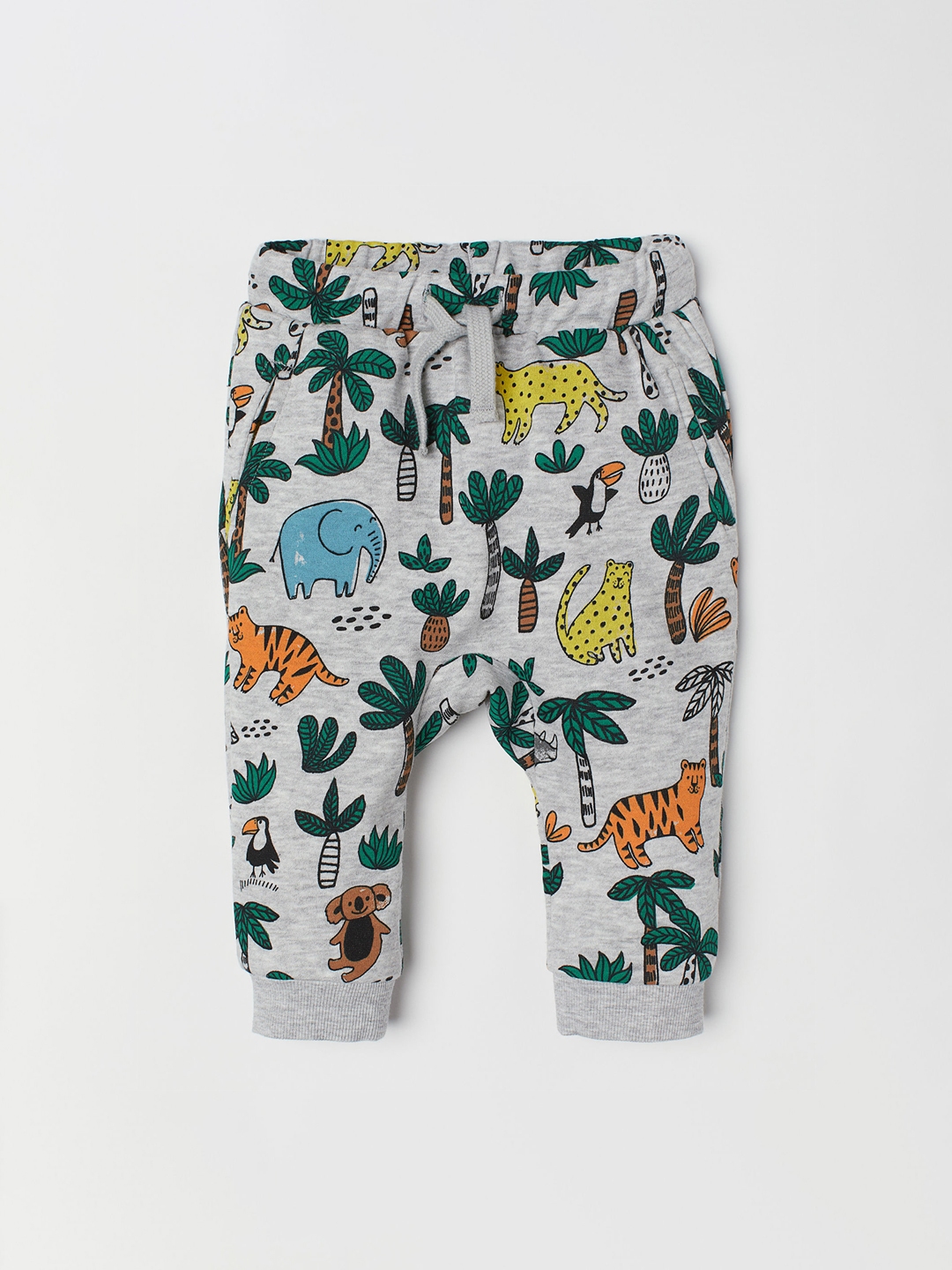 Buy H&M Boys Grey Printed Joggers - Trousers for Boys 10469988 | Myntra