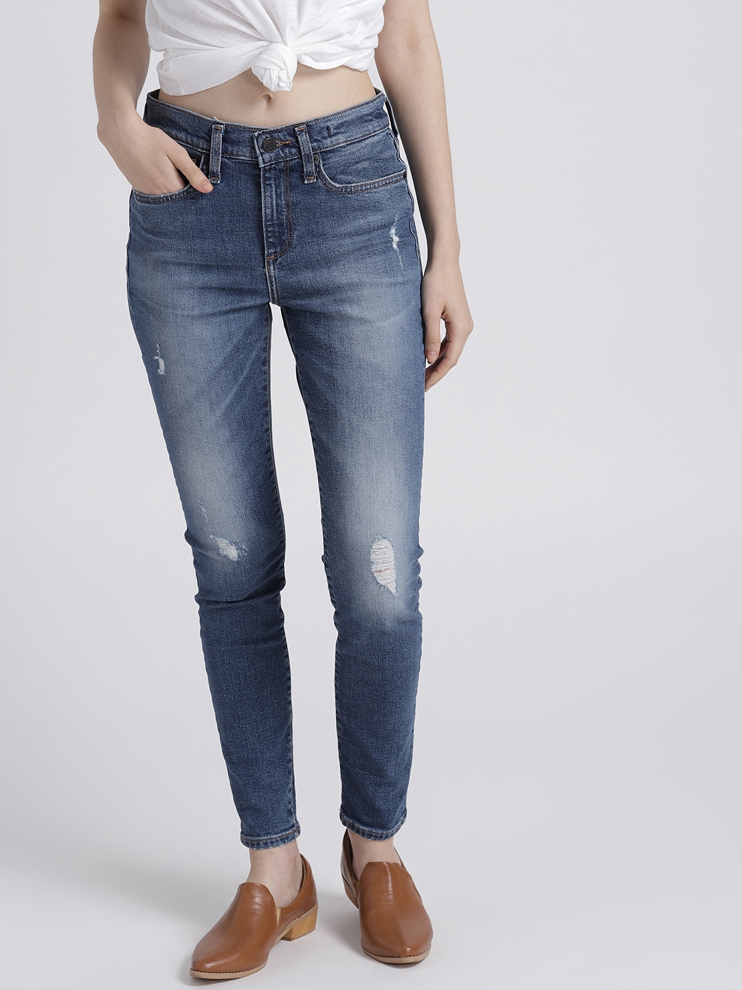 super high rise true skinny jeans in 360 stretch