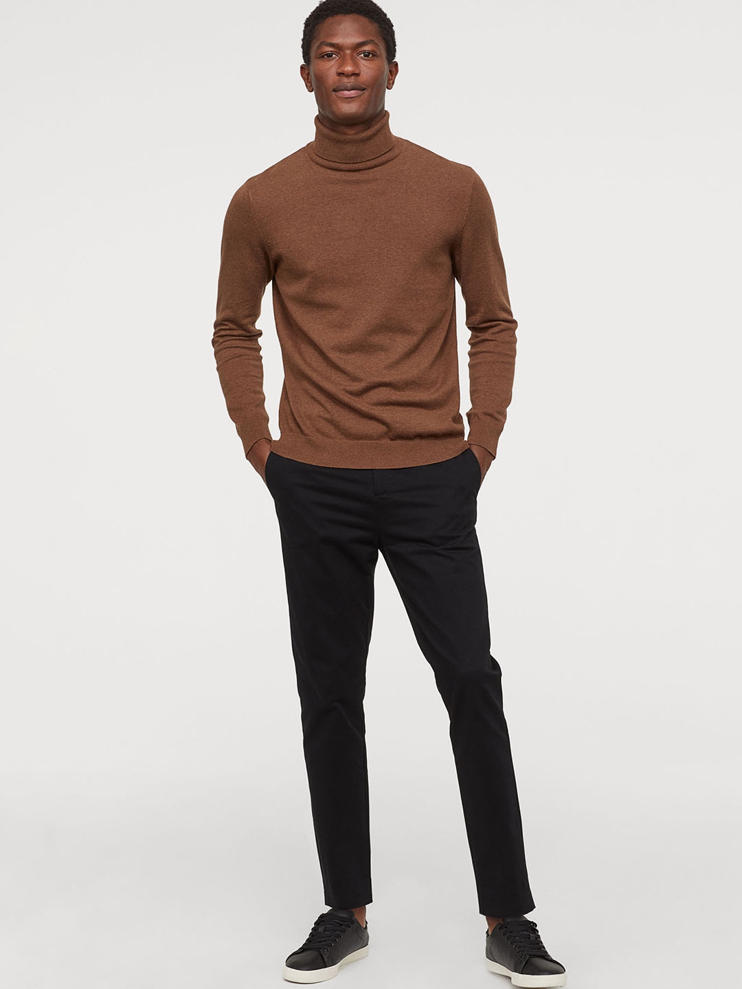 h&m skinny fit cotton chinos