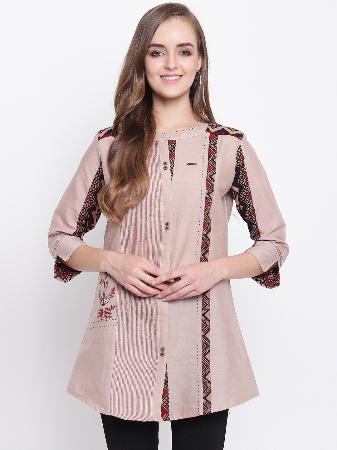 myntra overcoat kurtis