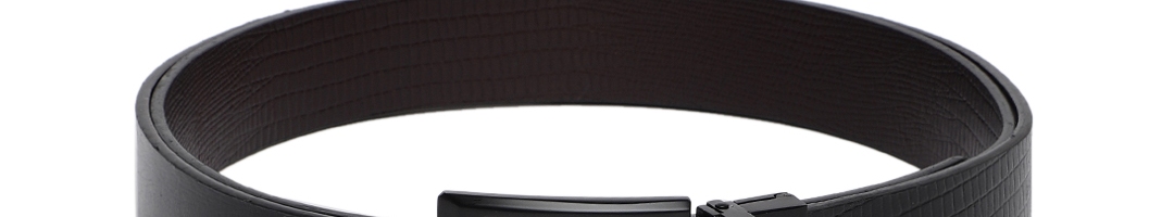 Buy Louis Philippe Men Black & Brown Textured Reversible Leather Belt - Belts for Men 10485264 ...
