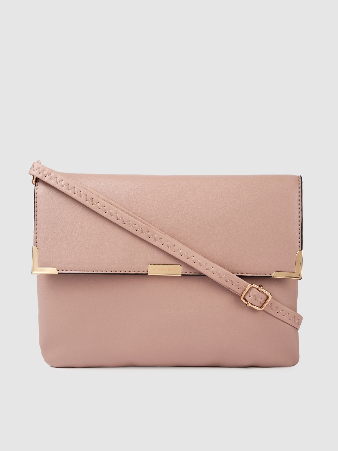 Buy Caprese Pink Solid Sling Bag - Handbags for Women 10486098 | Myntra