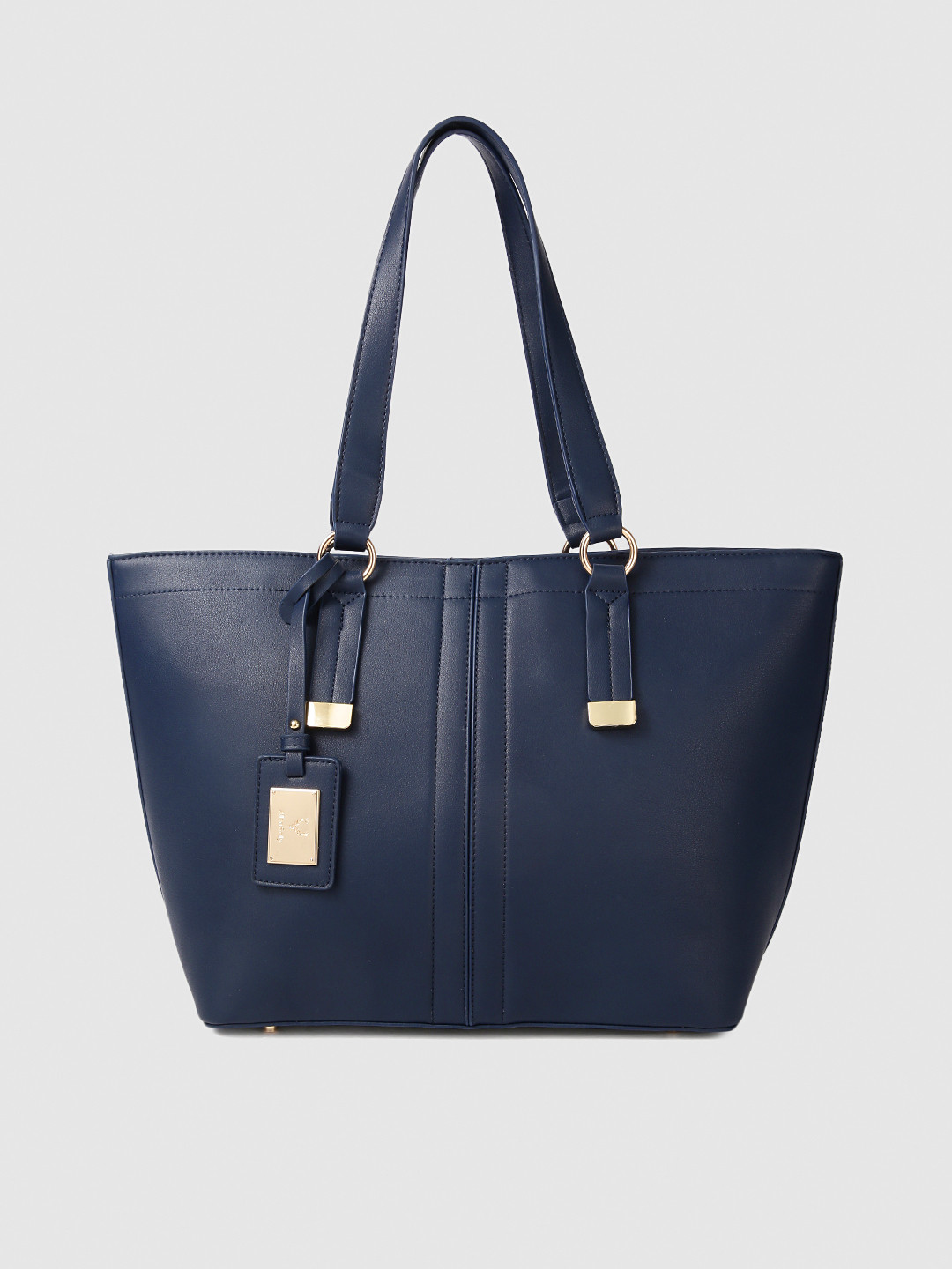 Buy Allen Solly Navy Blue Solid Shoulder Bag Handbags for Women
