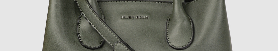 Buy Allen Solly Green Solid Handheld Bag - Handbags for Women 10486728 ...