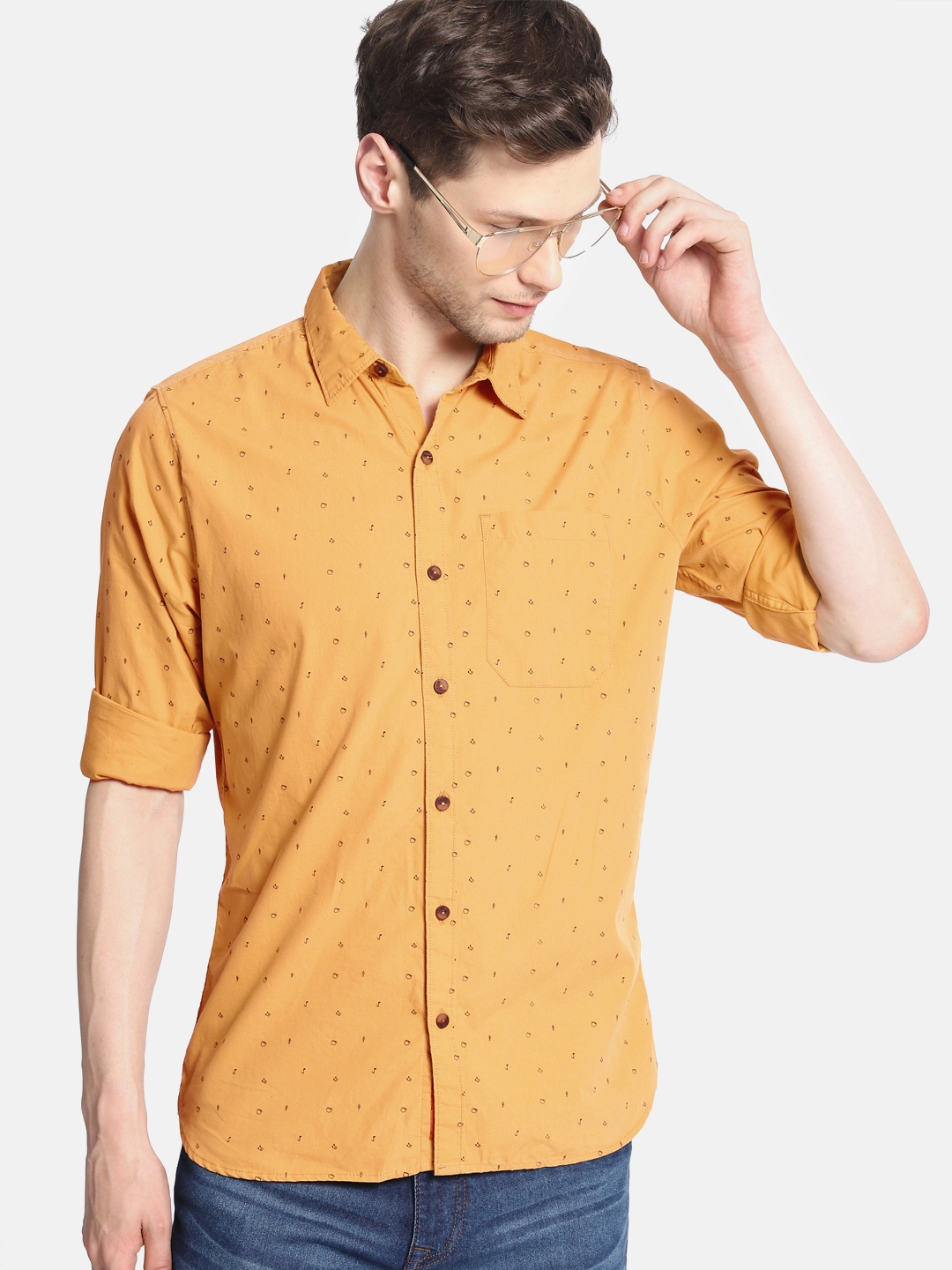 mustard uniform shirts
