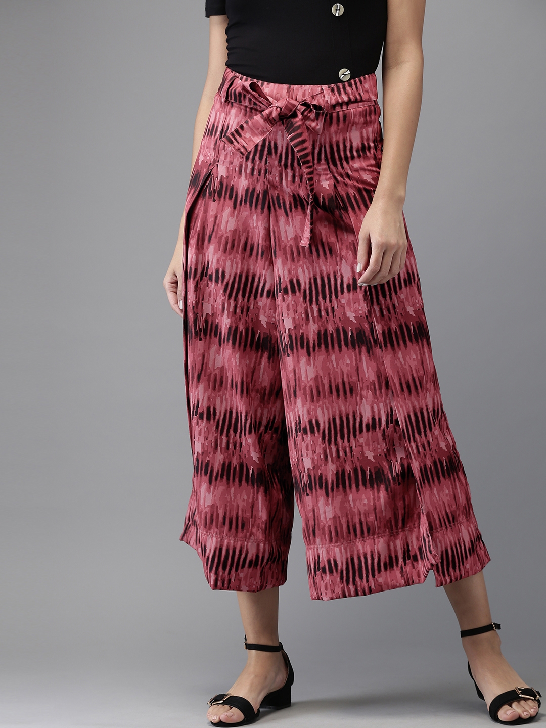 pink parallel pants