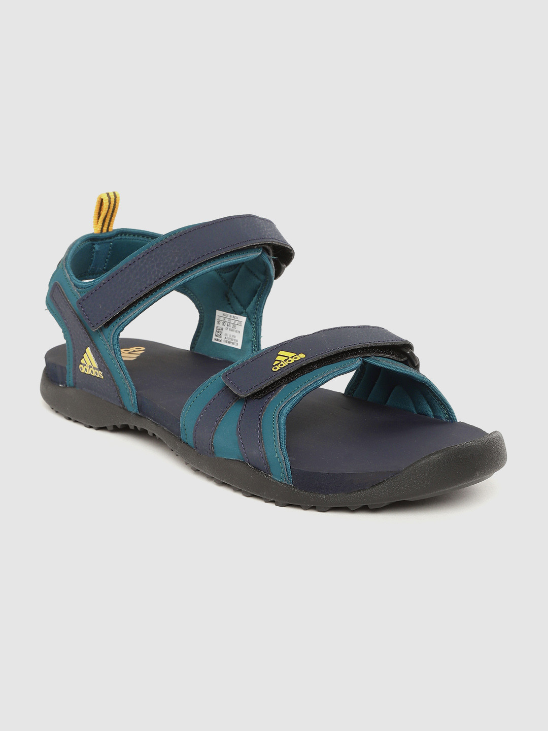 Buy ADIDAS Men Navy Blue & Teal Blue Colourblocked Outdoor Spry II Sports Sandals - Sports 