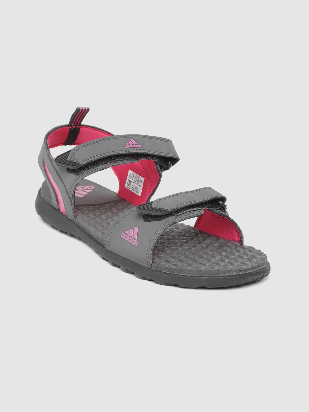 Buy ADIDAS Women Grey & Pink Mode Outdoor Sandals - Sports Sandals for Women 10490978 | Myntra